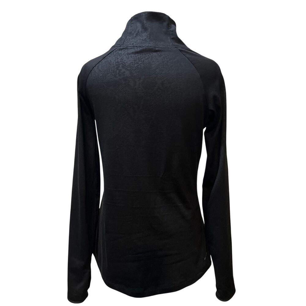 Women's Nike Pro Dri Fit Long Sleeve Zipper Neck Pullover Activewear Top Size L - Picture 2 of 10
